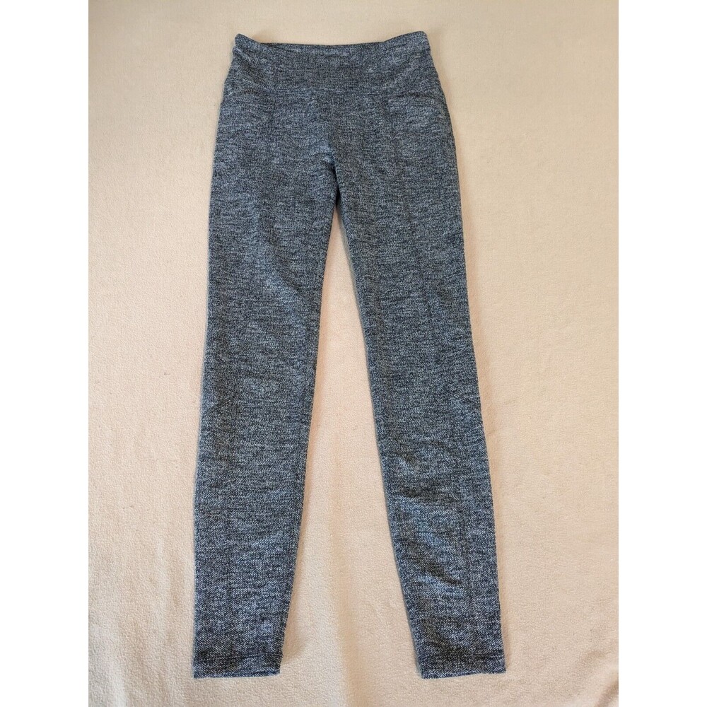 Athleta Herringbone Metro High Waisted Legging Size Small Black White Athletic